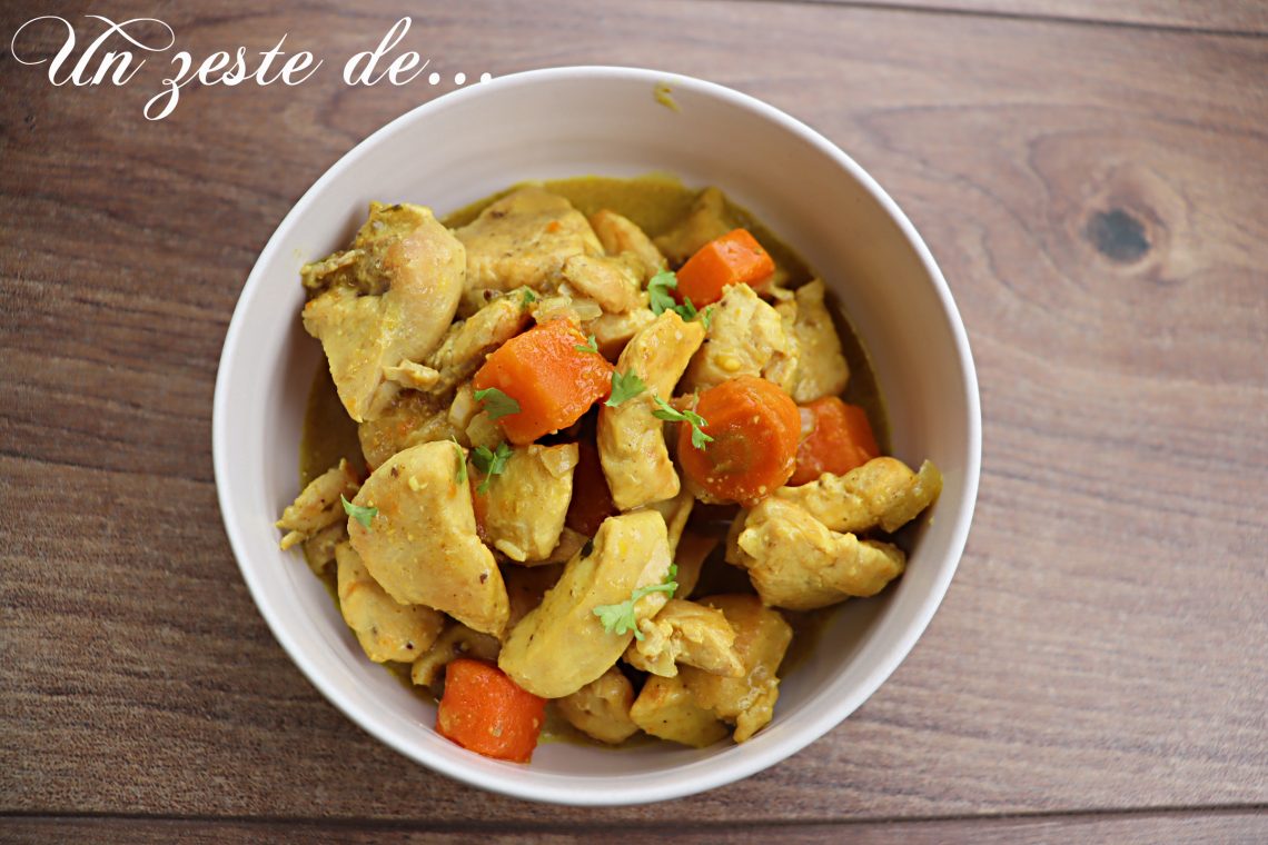 poulet coco curry