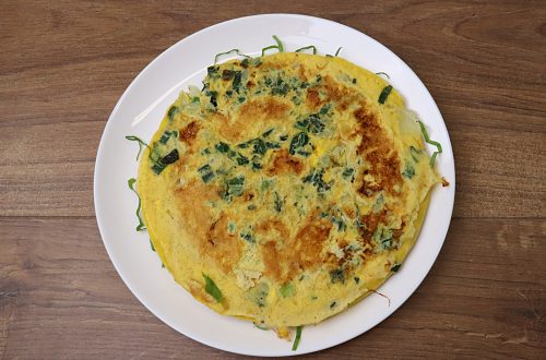 omelette aux fanes de navets nouveaux