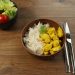 riz balsamique et poulet curry
