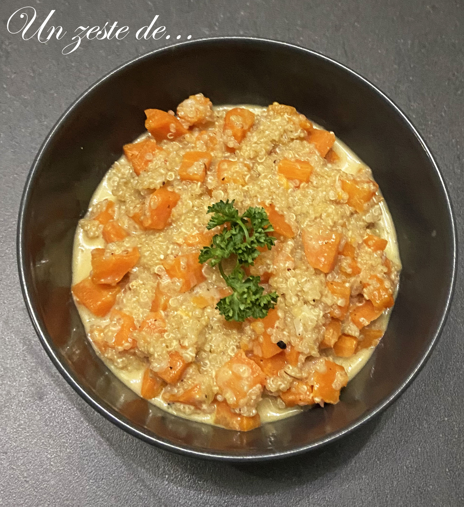 Risotto quinoa carotte